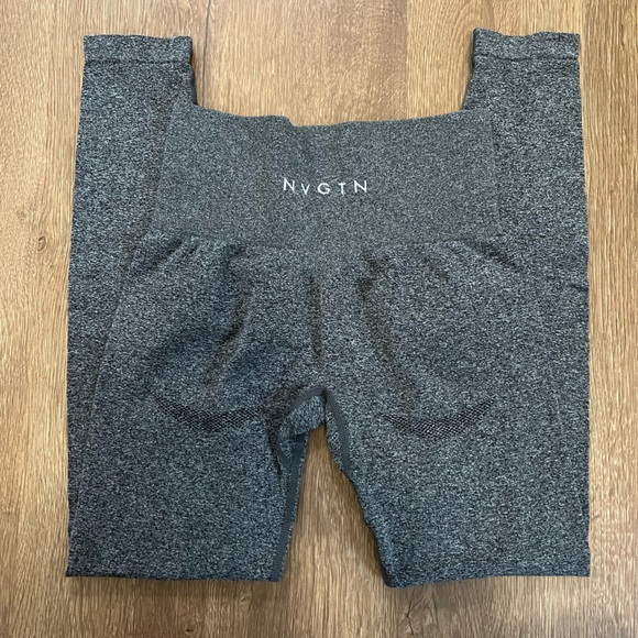 NVGTN Pants - NVGTN Black Speckled Countour Seamless Leggings High Waisted Size XS